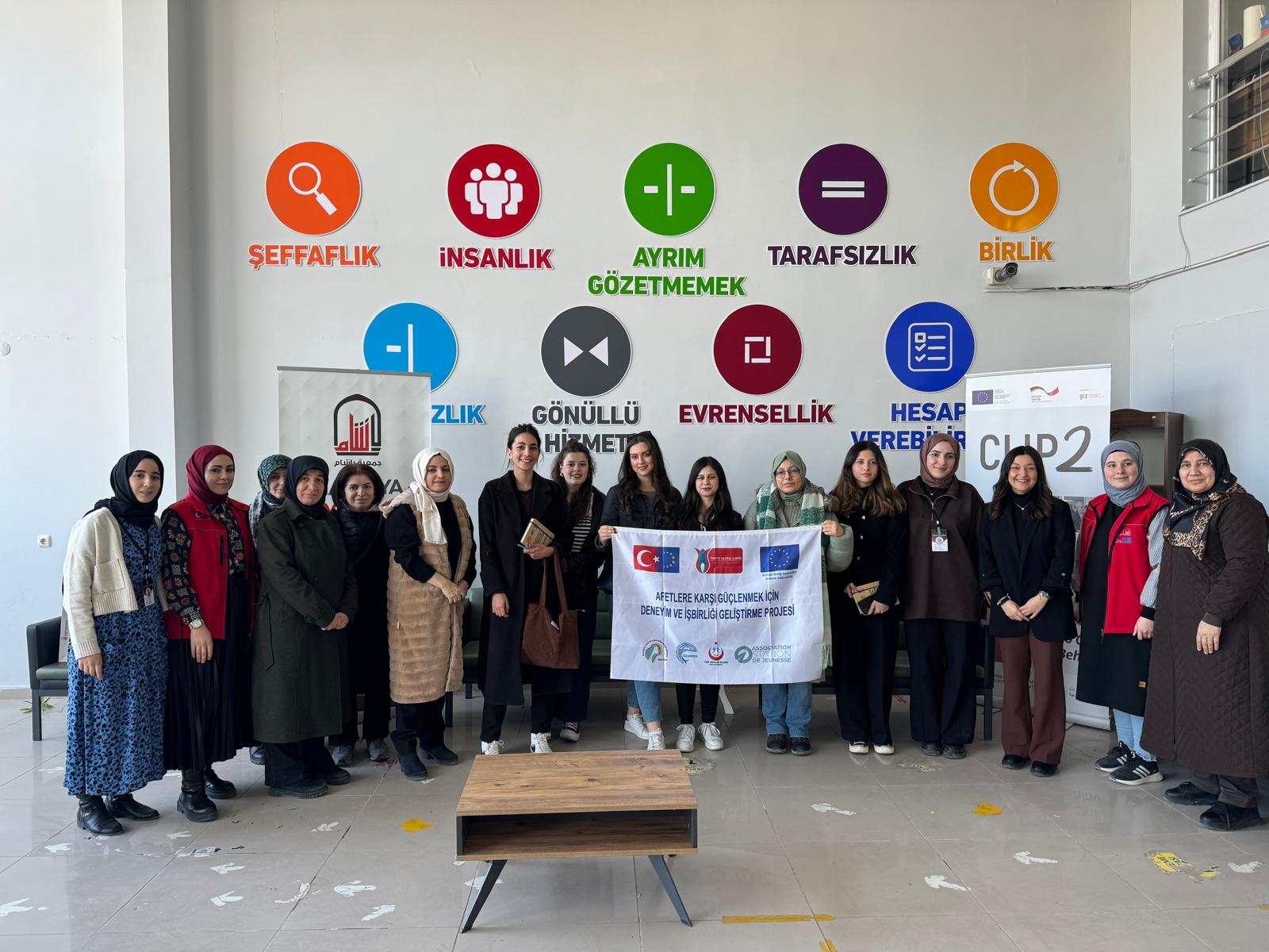 Afetlere Karşı Güçlenmek İçin Deneyim ve İşbirliği Geliştirme Projesi